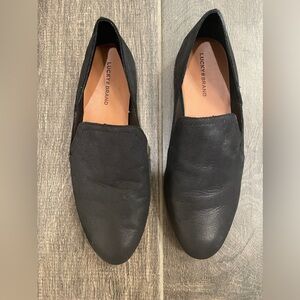 Lucky Brand Women's Ellopy Flat - black size 10